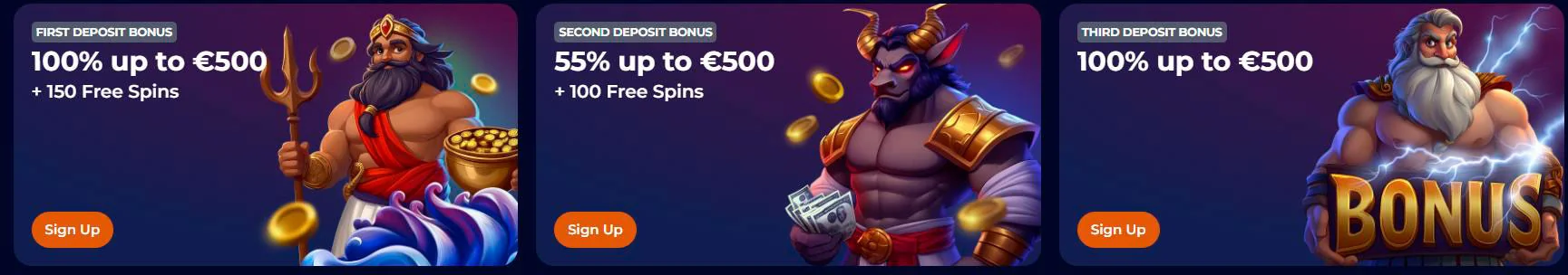 pachet de bun venit ninecasino